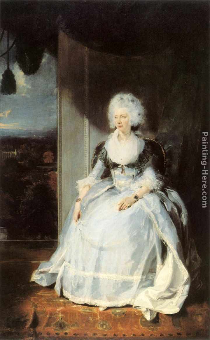 Queen Charlotte painting - Sir Thomas Lawrence Queen Charlotte art painting
